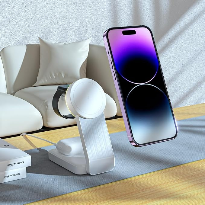 cj 4 3 in 1 Foldable Wireless Charger Stand