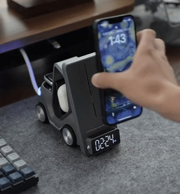 cj 4 3 in 1 Truck Wireless Charger Station