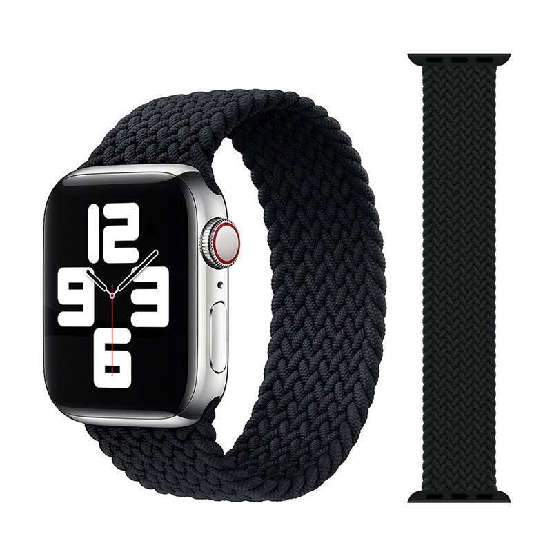 cj 4 Black / (38-40mm) L Braided Blast Apple Watch Band