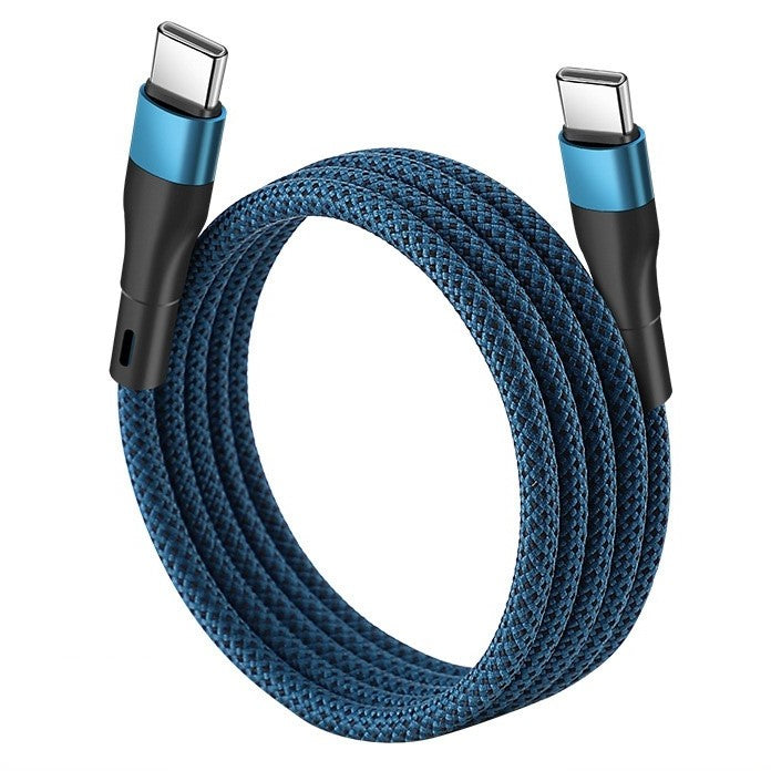 cj 4 Blue Dual Type C / 60 W / 1 M Magnetic Charging Cable