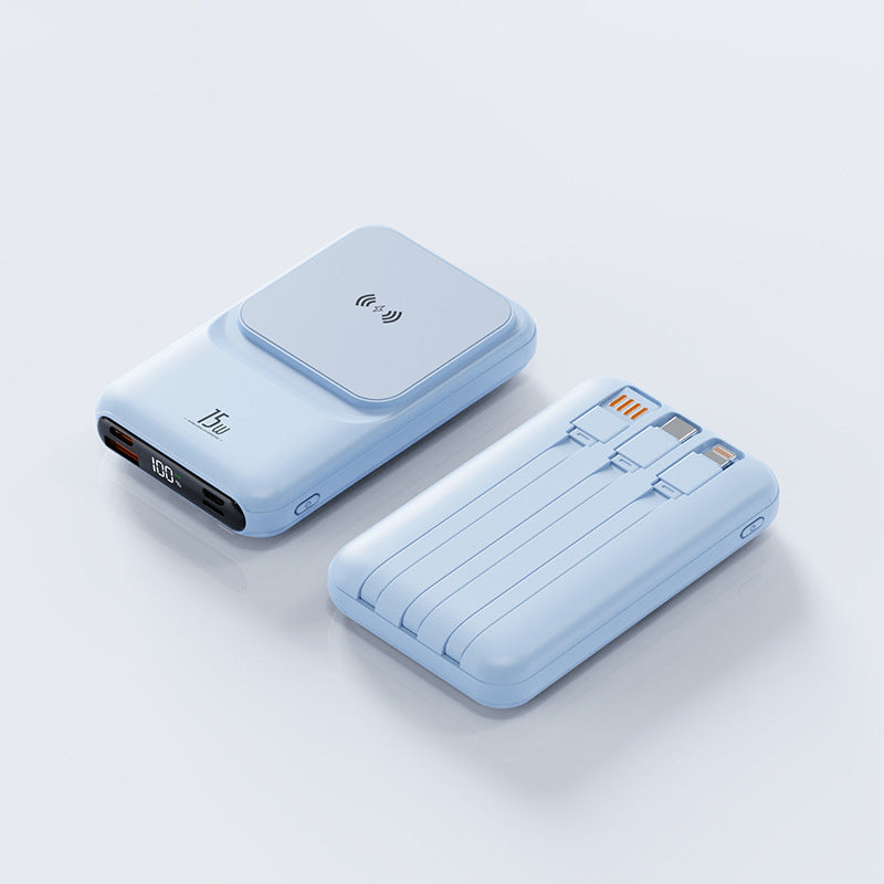 cj 4 Blue Normal Fast Charger / 10000 mAh Magnetic Wireless Power Bank