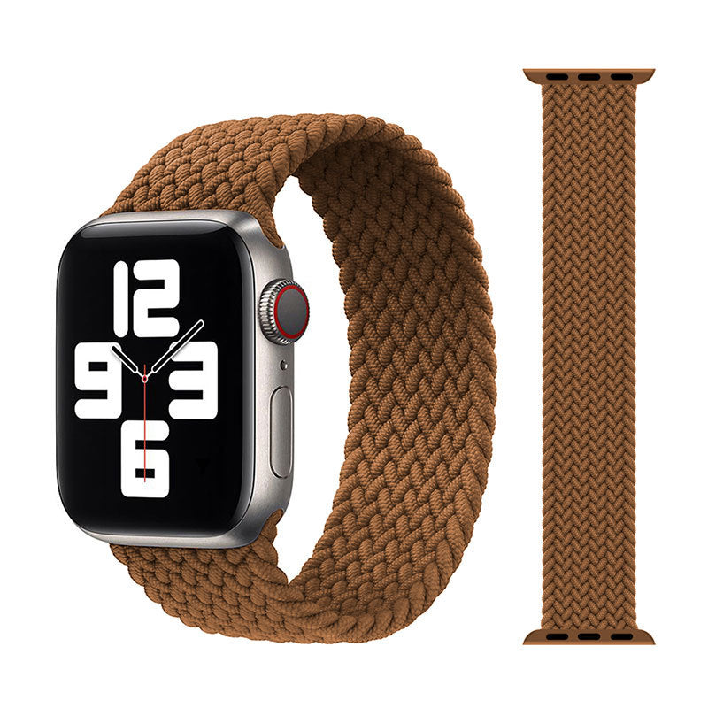 cj 4 Brown / (38-40mm) L Braided Blast Apple Watch Band