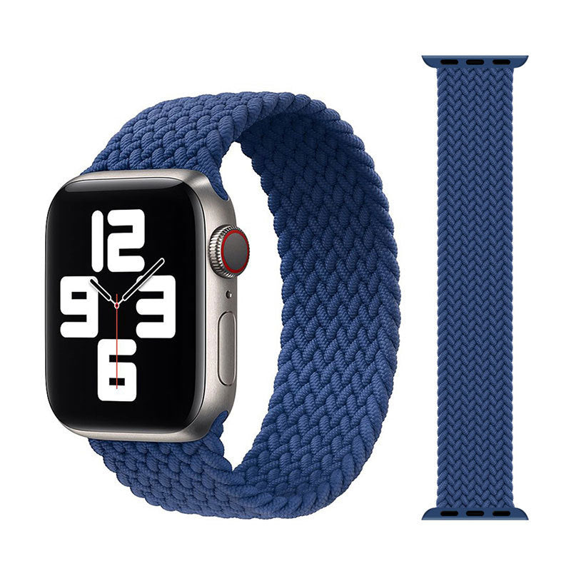 cj 4 Cold Sea Blue / (38-40mm) L Braided Blast Apple Watch Band