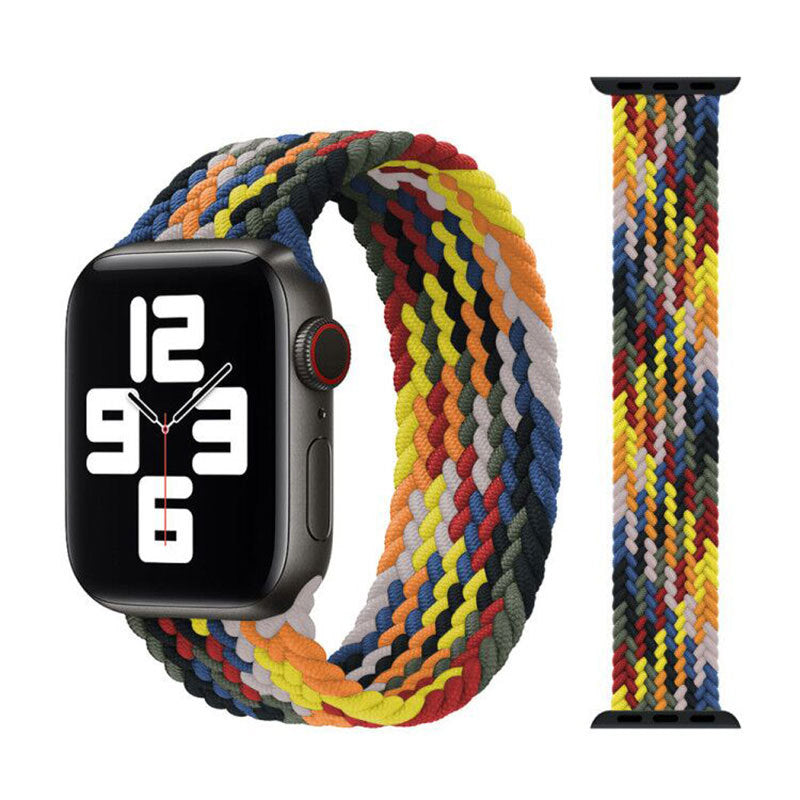 cj 4 Colorful / (38-40mm) L Braided Blast Apple Watch Band