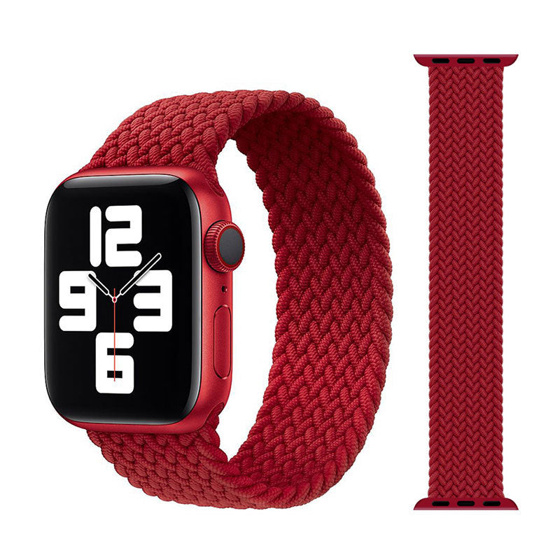 cj 4 Red / (38-40mm) L Braided Blast Apple Watch Band