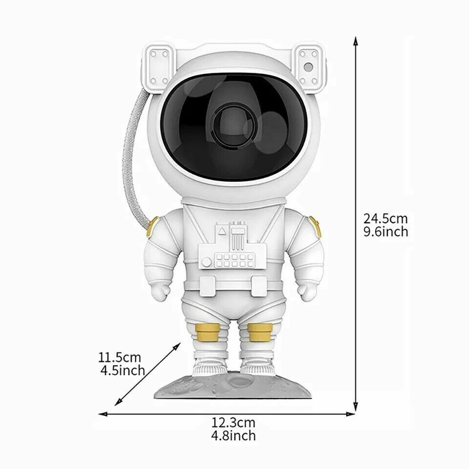 cj 4 White Astronaut Sky Projection Lamp