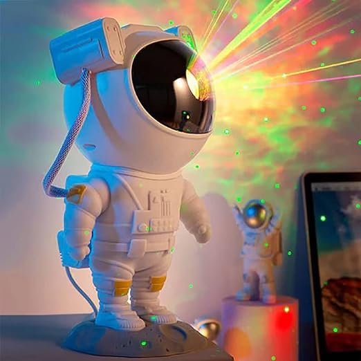 cj 4 White Astronaut Sky Projection Lamp