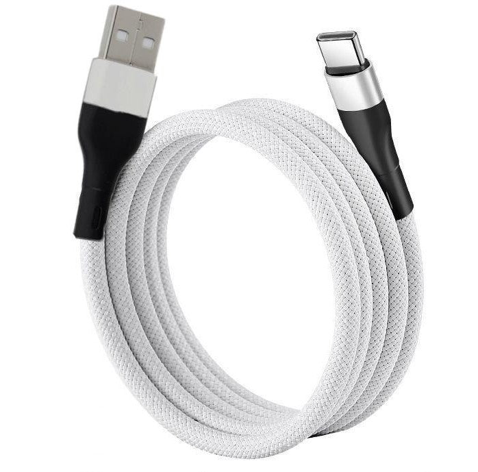 cj 4 White Type C / USB / 1 M Magnetic Charging Cable