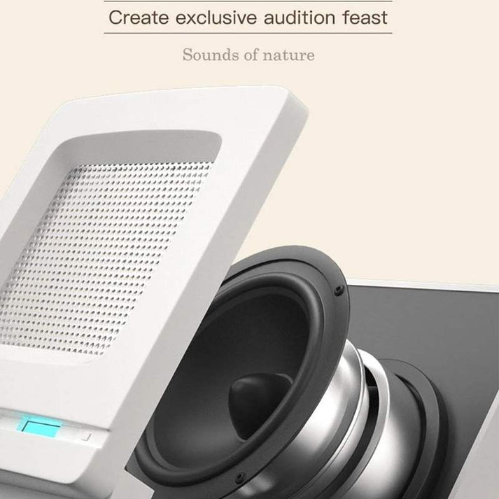 cj White Mini Robot Speaker